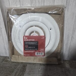 EVERBILT 6-Inch Ceiling Diffuser WHITE 336-192